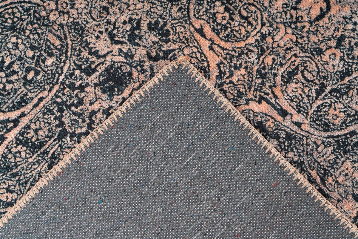 FLACHWEBETEPPICH FAYE 925 MULTI / SCHWARZ - Multicolor/Schwarz, Basics, Textil (150/230cm) - Kayoom