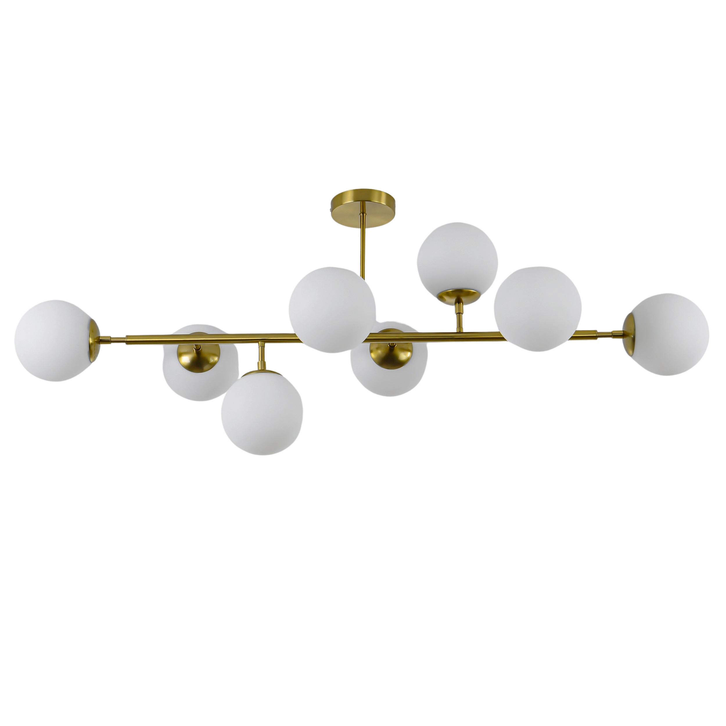 Deckenleuchte Dorado Goldfarben max. 40 Watt - Goldfarben, KONVENTIONELL, Glas (30/121.5/47.5cm)