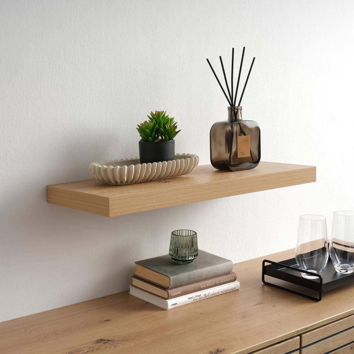 Zidna Polica Anja Sb - hrast Artisan, Moderno, drvni materijal (60/3,8/23,5cm) - Modern Living