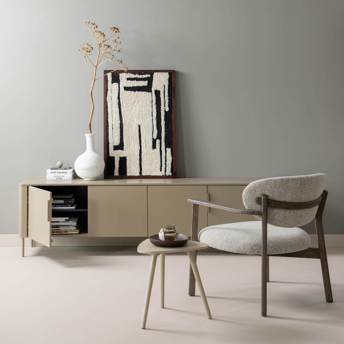 Sessel Udar Braun - Braun, Design, Holz/Textil (68/76/75cm) - Livetastic