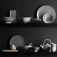 Set Podstavkov Shiva - črna/bela, Trendi, keramika (10/10cm) - Mömax modern living Set Podstavkov Shiva - črna/bela, Trendi, keramika (10/10cm) - Mömax modern living