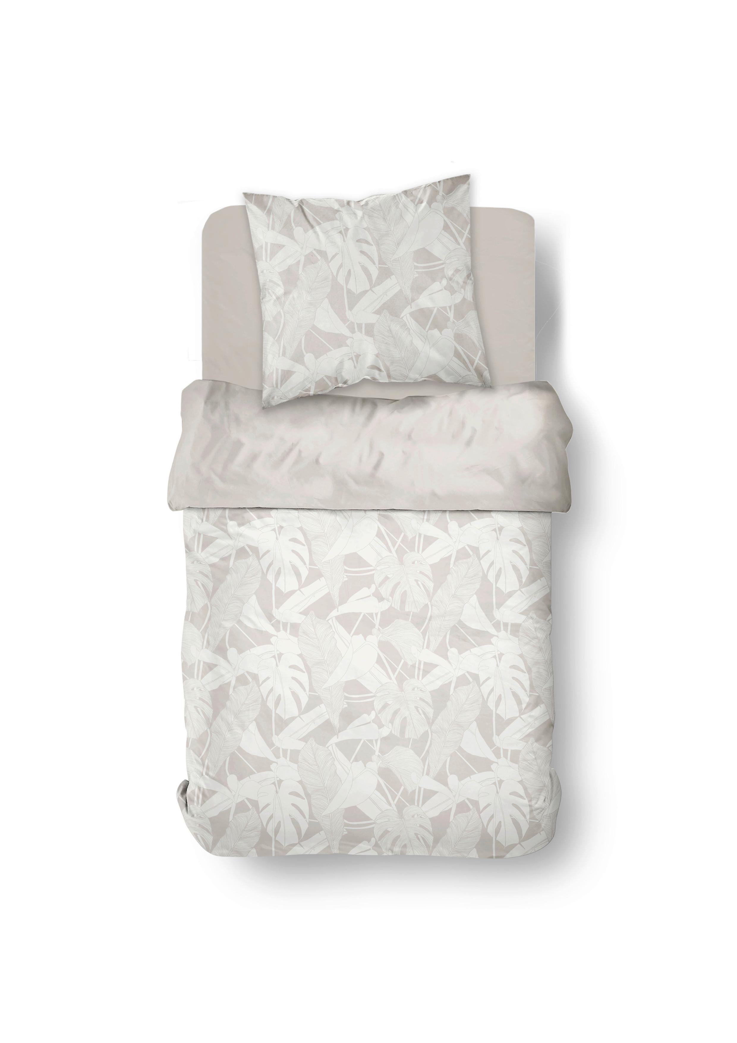 Posteljina Ranforce 140x200/60x80cm - svijetlo smeđa, Moderno, tekstil (140/200cm)