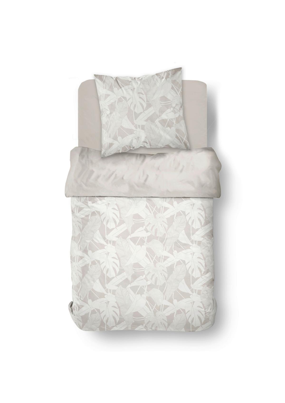 Posteljina Ranforce 140x200/60x80cm - svijetlo smeđa, Moderno, tekstil (140/200cm)