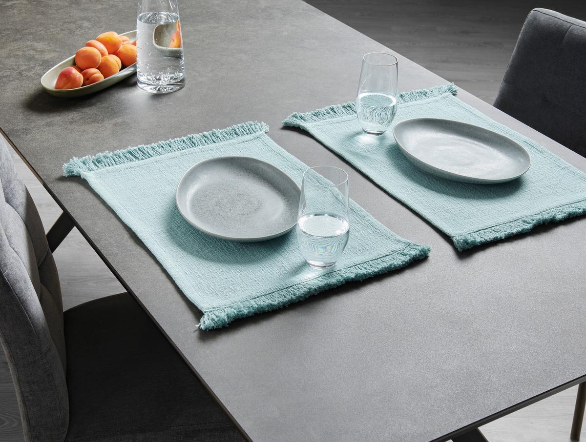 Tischset Pablo in Blau ca. 35x45cm - Blau, MODERN, Textil (35/45cm) - Premium Living
