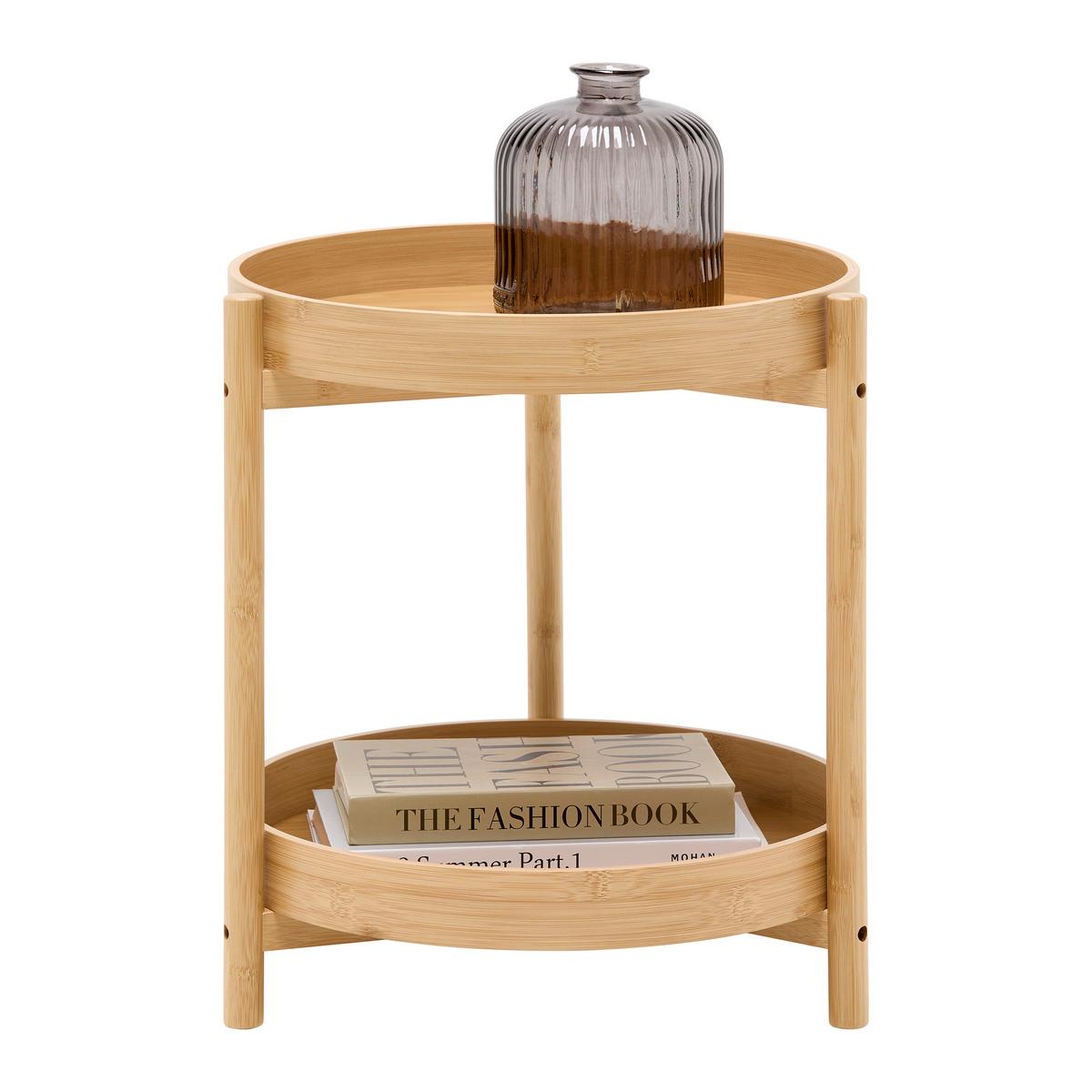 Beistelltisch Viva - Naturfarben, Natur, Naturmaterialien/Holzwerkstoff (42,5/47/42,5cm) - Mömax
