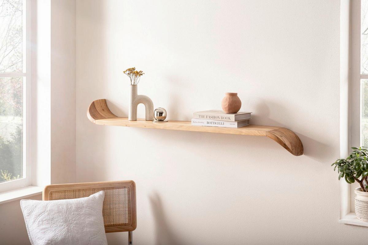 Wandboard Wl7.383 - Braun, Design, Holz (100/36/20cm) - Livetastic