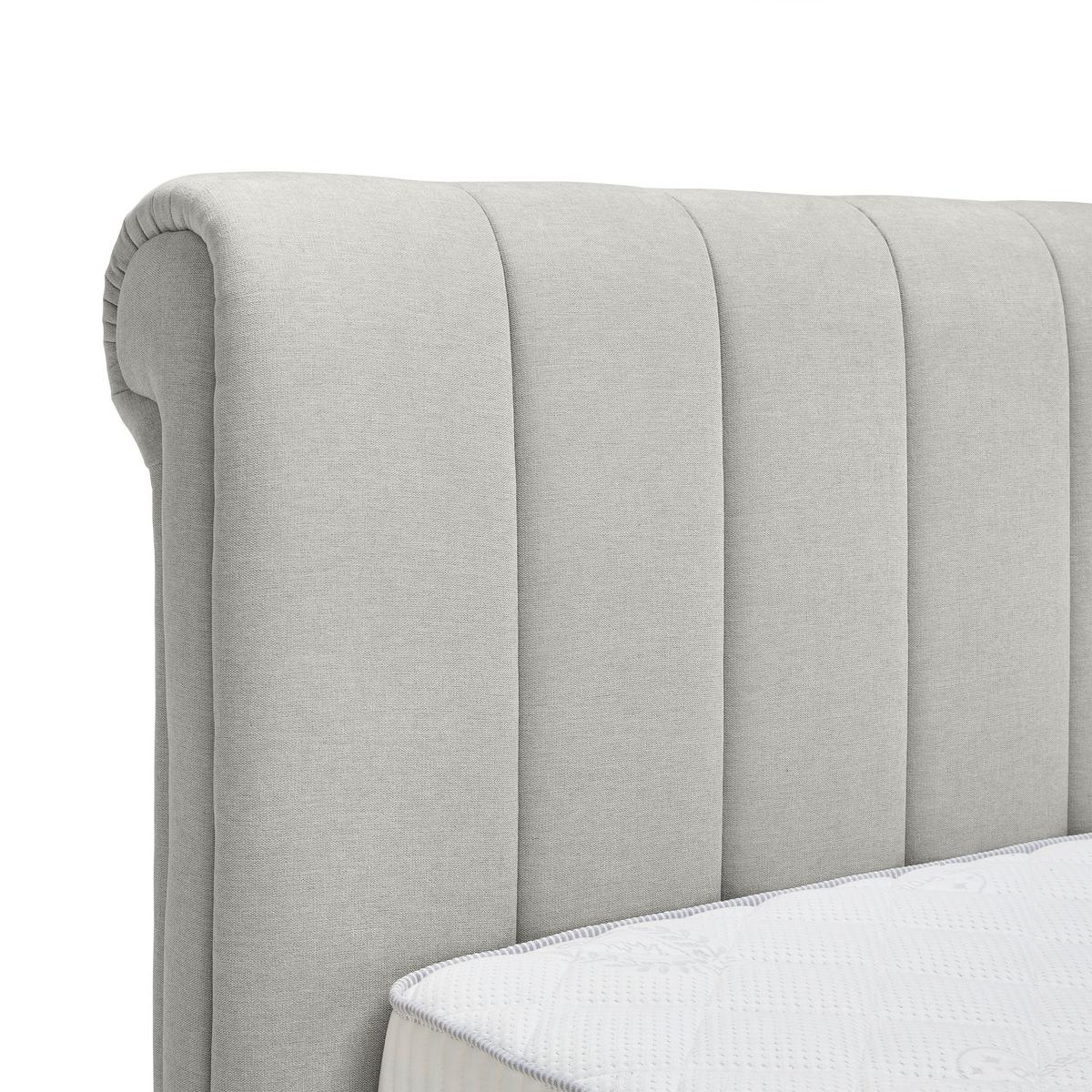 Boxspringbett Belano Hellgrau ca. 180x200cm - Hellgrau, KONVENTIONELL, Holz/Holzwerkstoff (180/200cm) - Premium Living