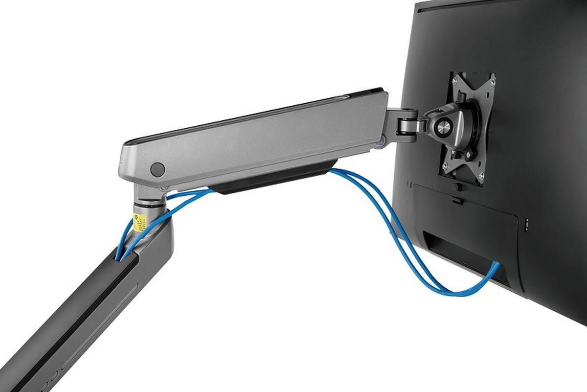 UCHWYT DO MONITORA COLIN 2 RBG - ciemnoszary, Design, tworzywo sztuczne/metal (105/62,2/15,2cm) - Boxxx