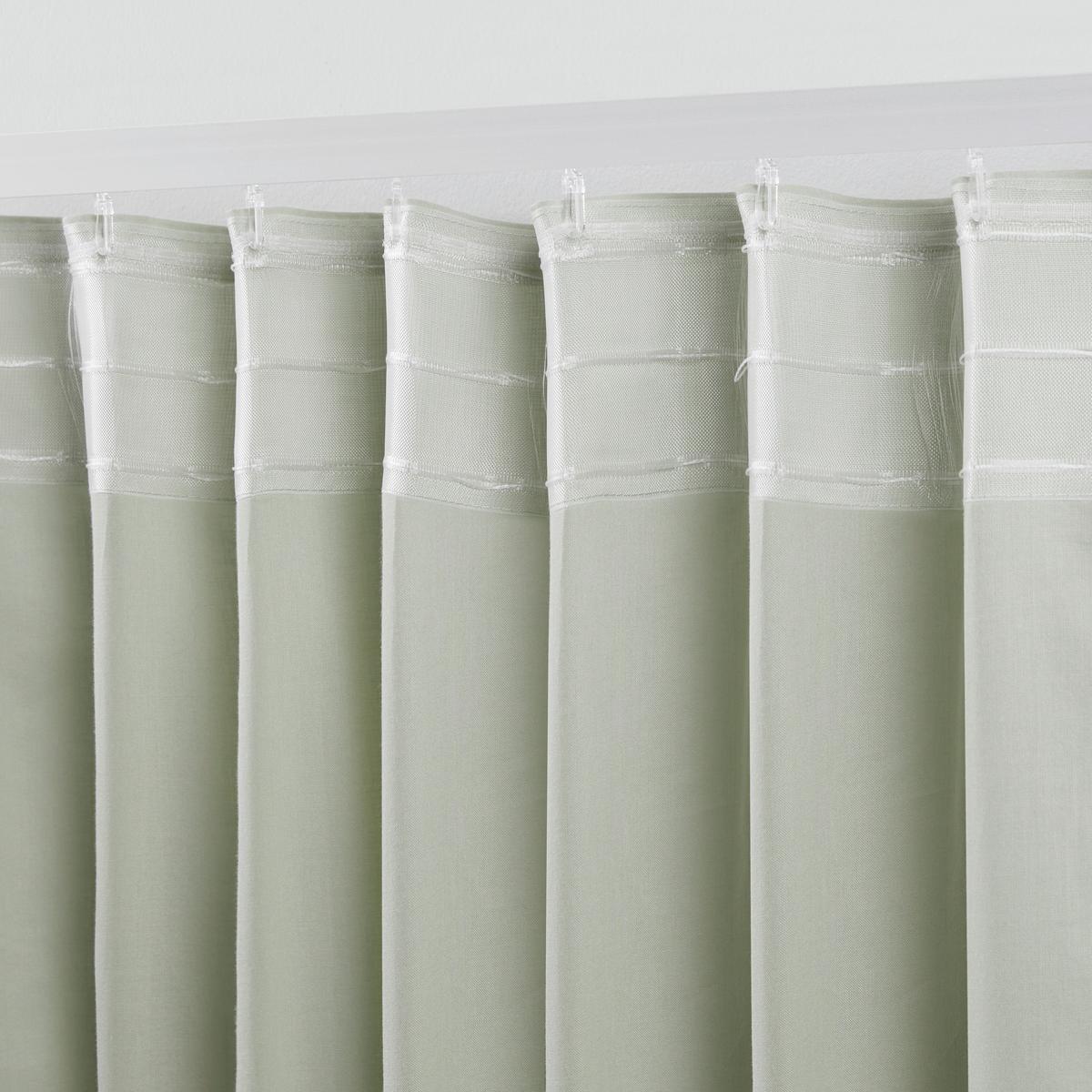 Draperie prefabricată Bio Luise - verde, Natur, textil (140/255-267cm) - ecoTree