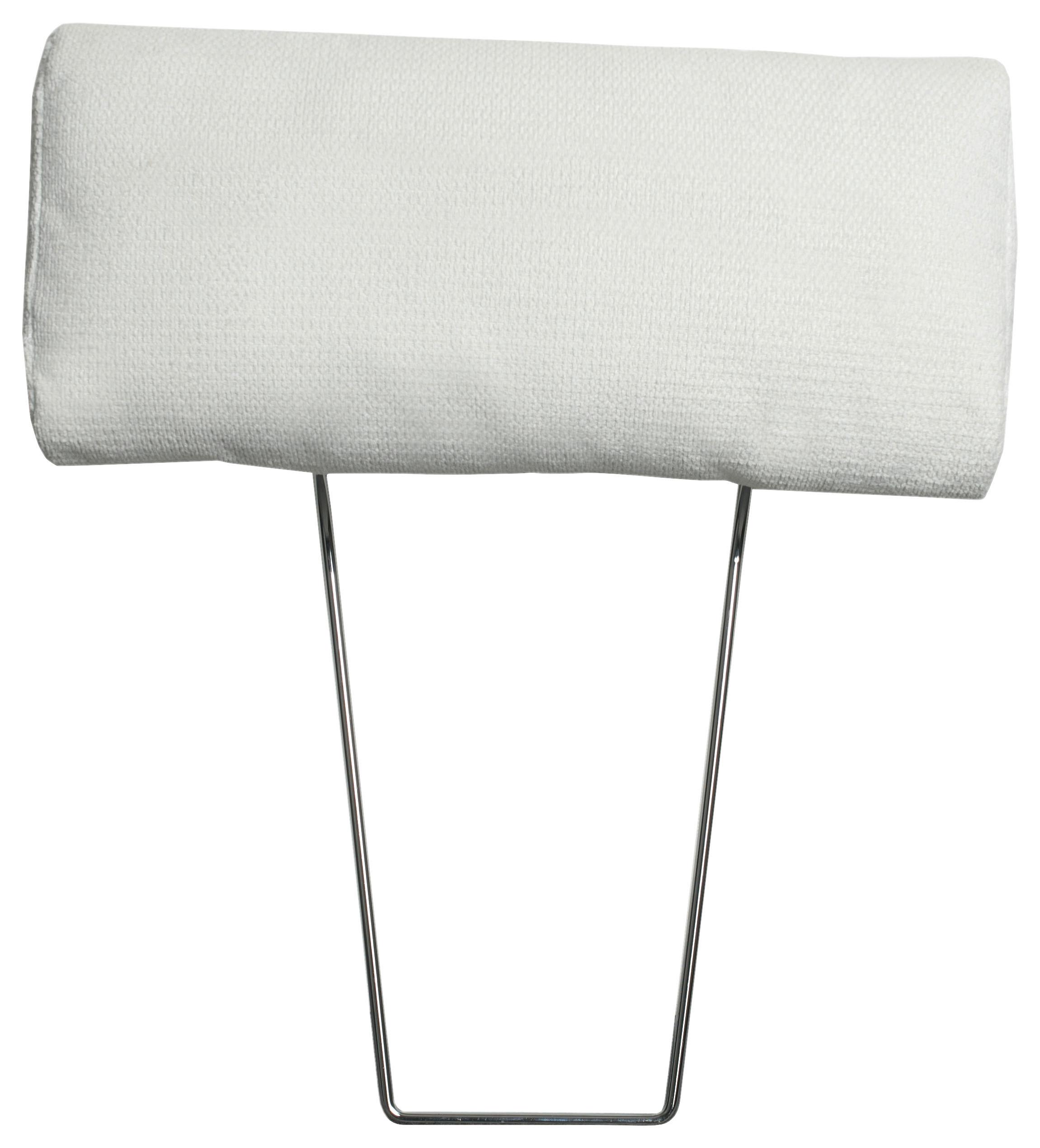 Fejtámla Rio - fehér, Modern, faalapú anyag/textil (49/21/13cm) - Mömax