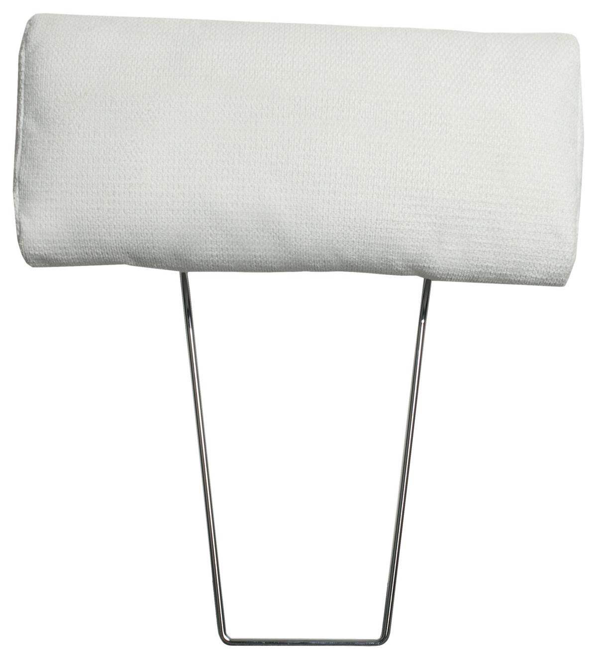 Fejtámla Rio - fehér, Modern, faalapú anyag/textil (49/21/13cm) - Mömax