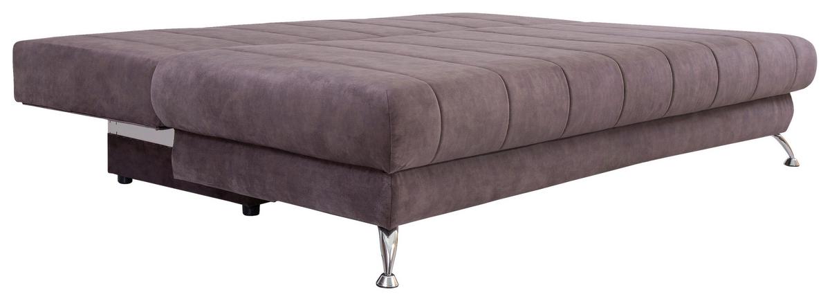 Zofa S Posteljno Funkcijo Sevilla, Rjava / Bež - srebrne barve/bež, Moderno, tekstil/les (200/100/75cm) - Mömax