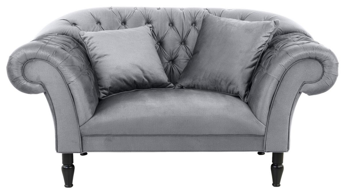 Fotoliu CUPIDO - gri, Design, textil (180/94/103cm) - Mömax