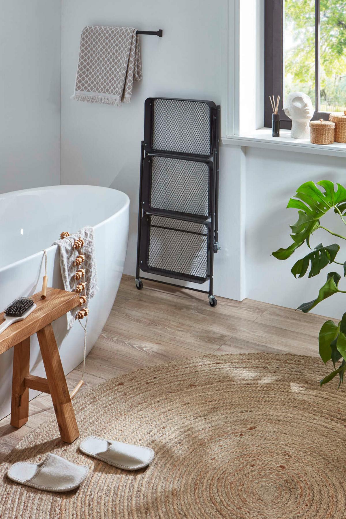 ALLZWECKWAGEN KLEINMÖBEL - Schwarz, Design, Metall (44/78/31cm) - MID.YOU