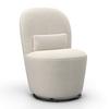 STOL MED ARMSTÖD VITTORE - beige/cremefärgad, Modern, metall/trä (56/83,5/62cm) - Bessagi Home