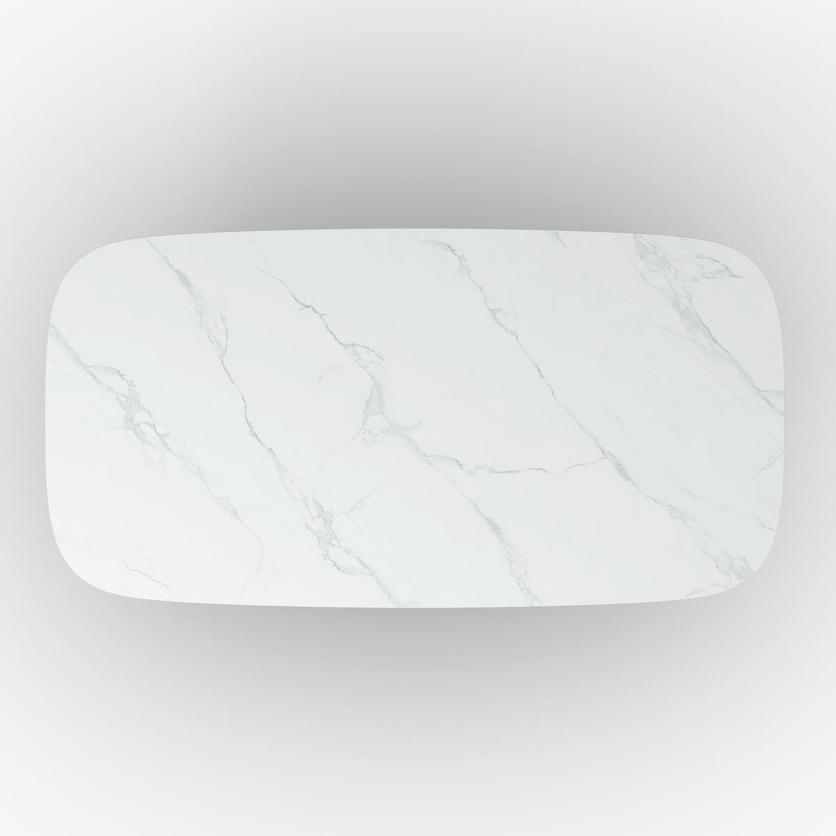 Étkezőasztal Elenya - tölgyfa színű/fehér, Modern, faalapú anyag/kő (200/76/100cm) - Bessagi Home