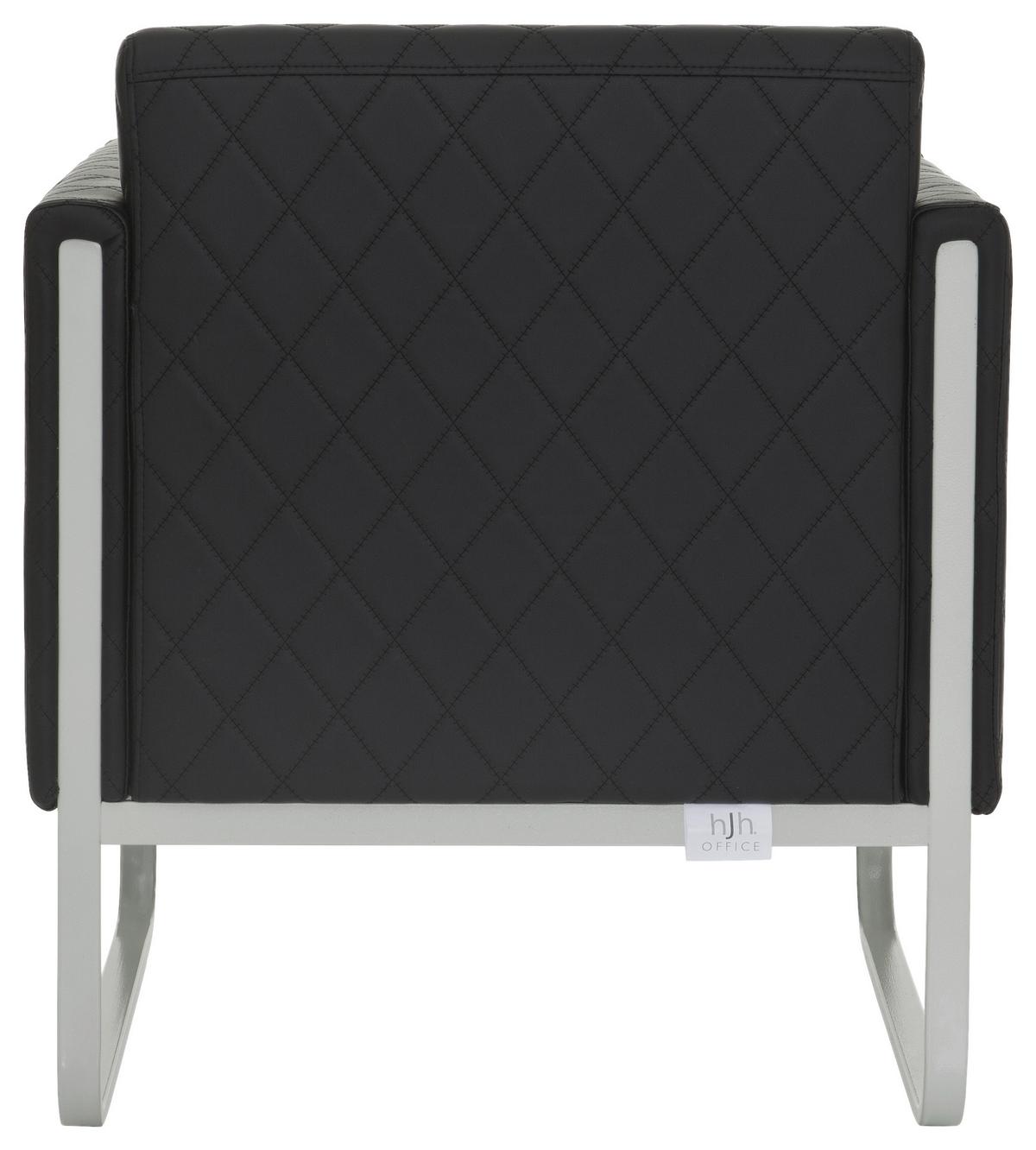 Fotelj Aruba Step, Črna - črna/siva, Moderno, kovina/tekstil (67/78/71cm) - MID.YOU