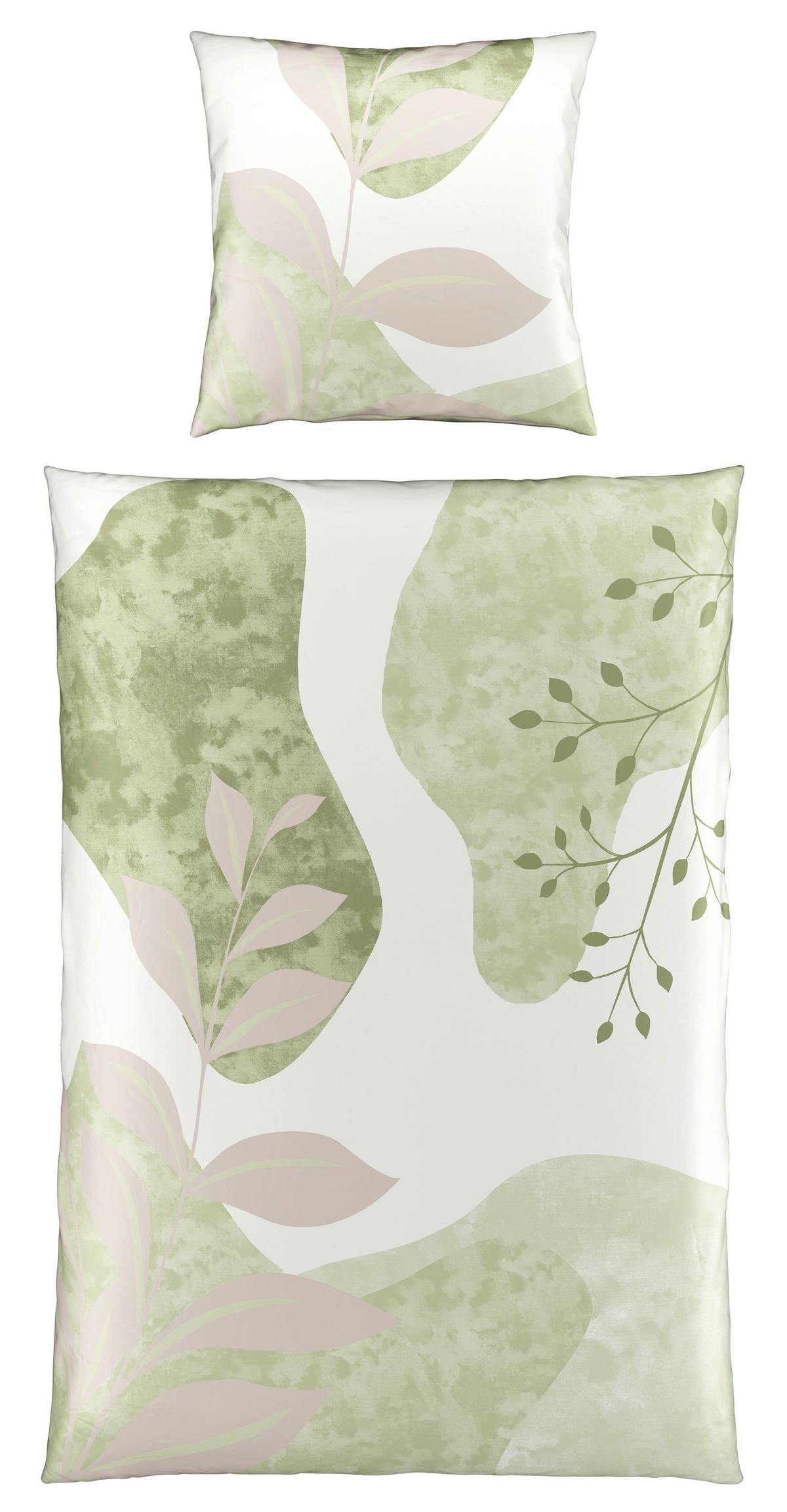 Bettwäsche Ice Burg Grün ca. 135x200cm - Grün, Textil (135/200cm) - Modern Living