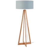 Stoječa Svetilka Everest, Svetlo Siva, Bambus - naravne barve/svetlo siva, Trend (60/158cm) - Good & Mojo