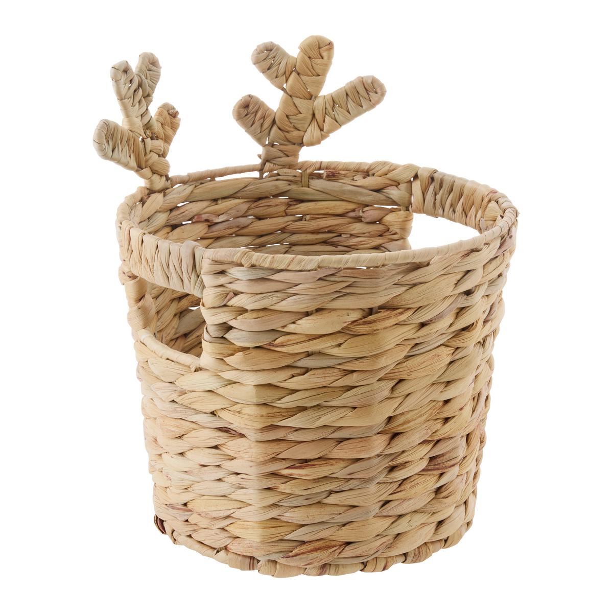 Košara Reindeer - ekru, kovina/naravni materiali (23/29cm) - Mömax