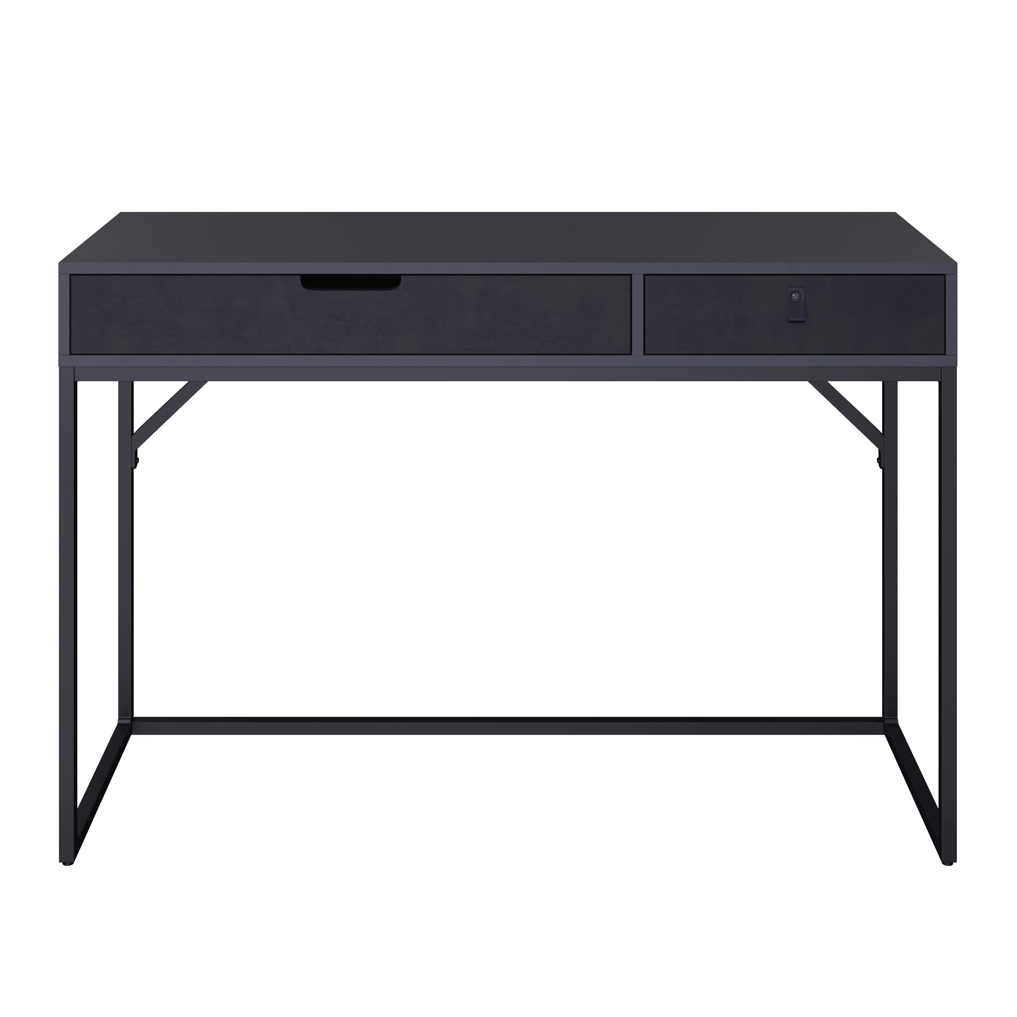 KONSOLBORD SOPHIA - svart, Modern, metall/trämaterial (120/78/40cm) - Bessagi Home