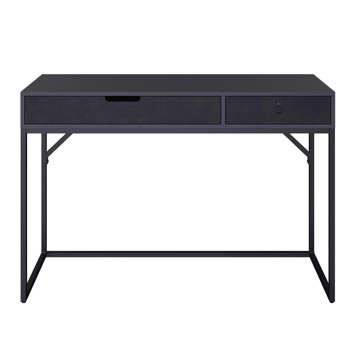 Konsolentisch Sophia Schwarz Metall/MDF - Schwarz, MODERN, Holzwerkstoff/Metall (120/78/40cm) - Bessagi Home