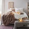 PÄLSKUDDE BELLA - naturfärgad, Modern, textil (45/45cm) - Premium Living