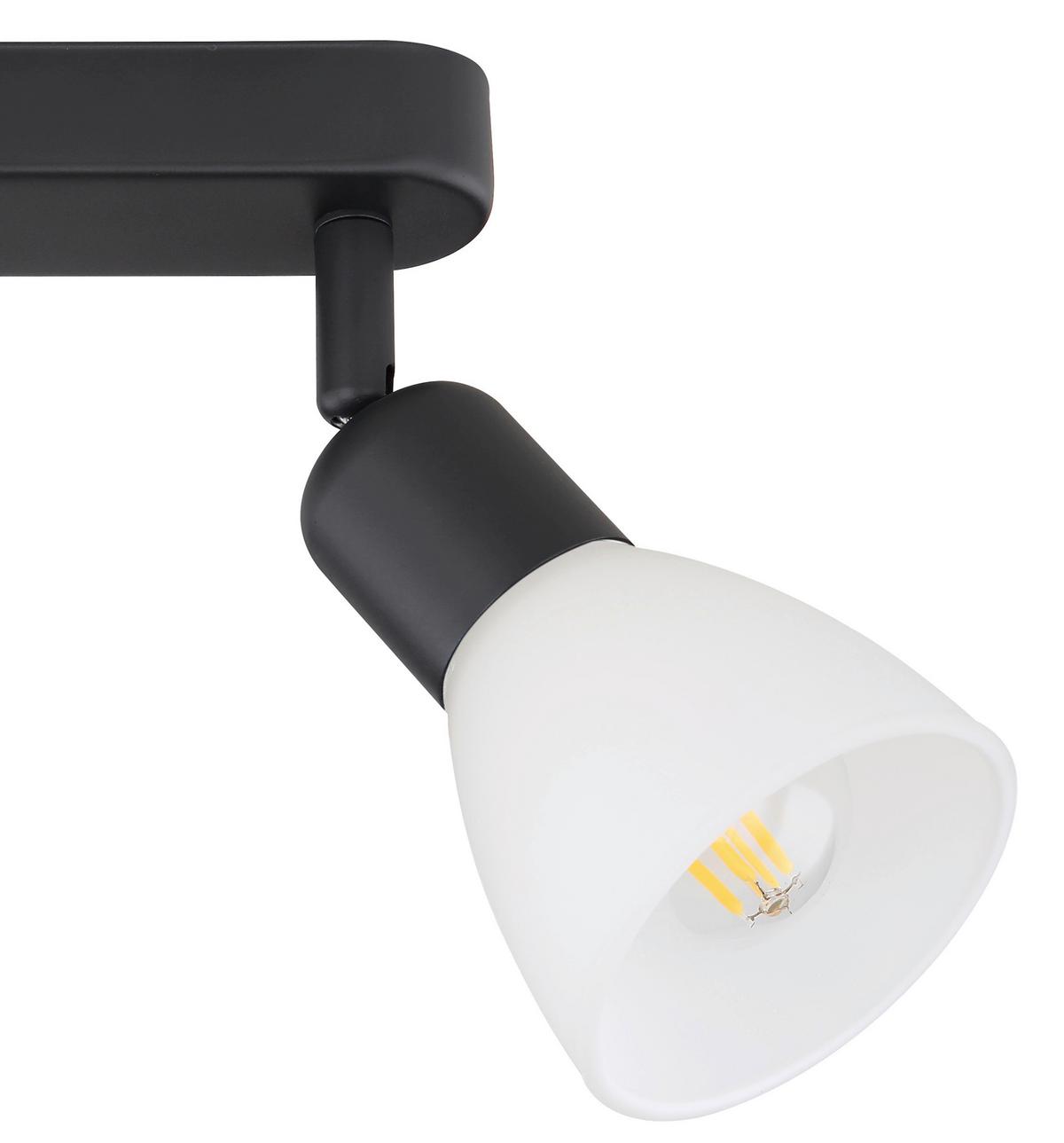 Strahler Lp-877/2w Bk Malta - Schwarz, Konventionell, Glas (46,5/10/4,2cm)