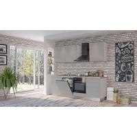 Blok Kuhinja S Aparatima Gilda Gola - bijela/siva, Moderno, drvni materijal/drvo (240/216/60cm) - Modern Living