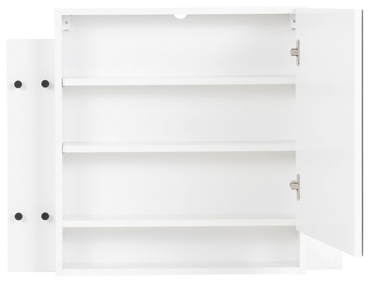 Nastavak Za Stol Sandy - bijela, Moderno, staklo/drvni materijal (60/64/17,5cm) - Modern Living