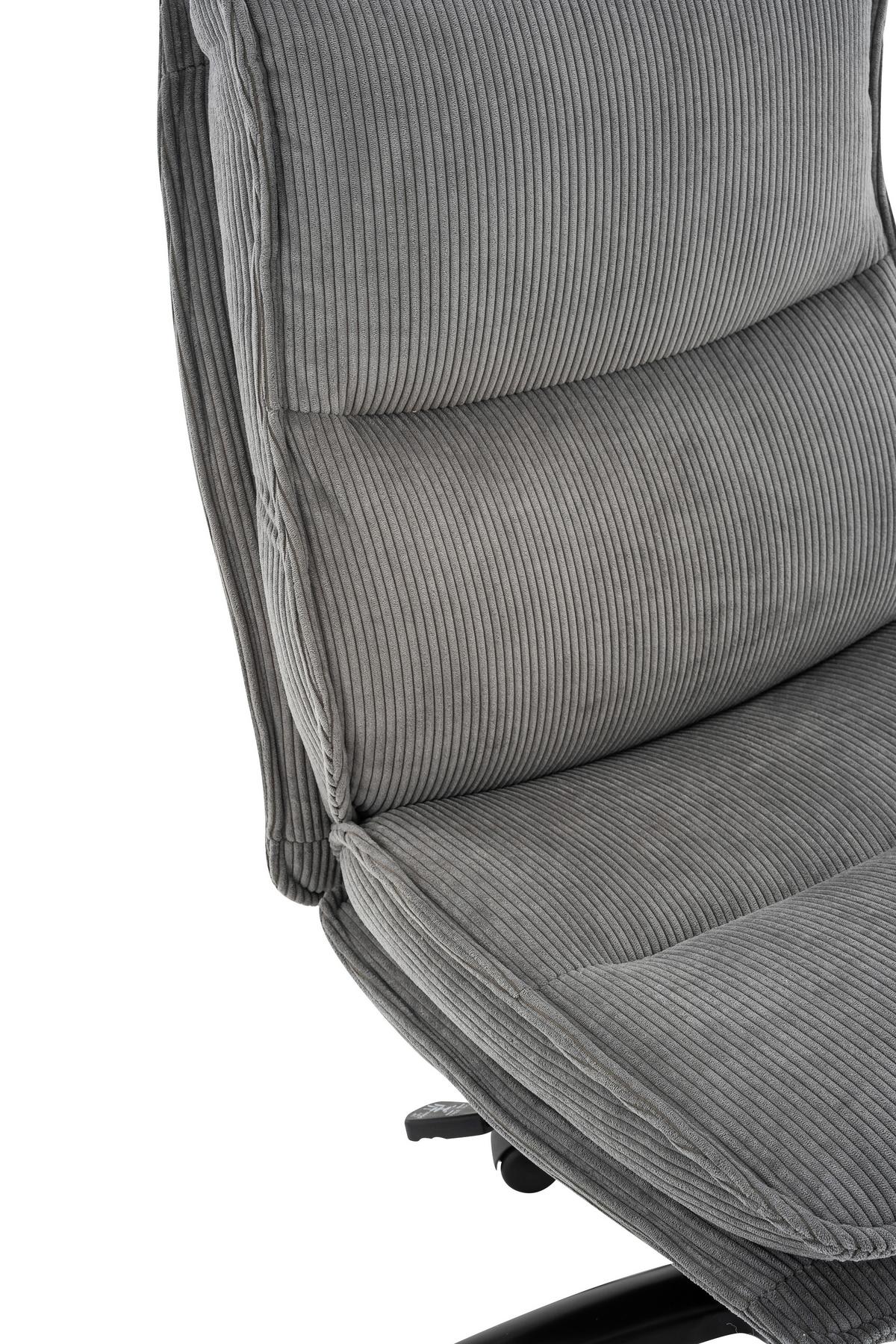 Uredska Stolica Bronx - siva/crna, Moderno, metal/tekstil (53/99-109/67cm) - Modern Living