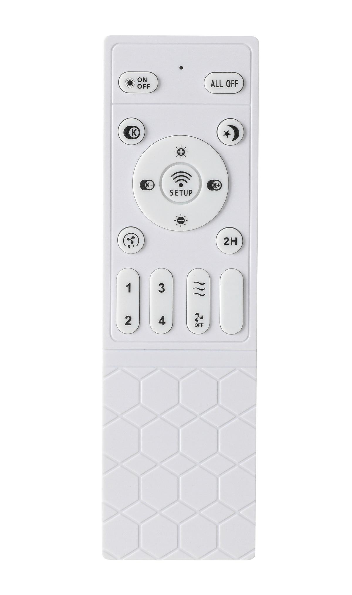 LED-Deckenleuchte Luftiku Weiß/Chromfarben max. 50 Watt - Chromfarben/Weiß, KONVENTIONELL, Kunststoff/Metall (58/14,5cm) - Premium Living