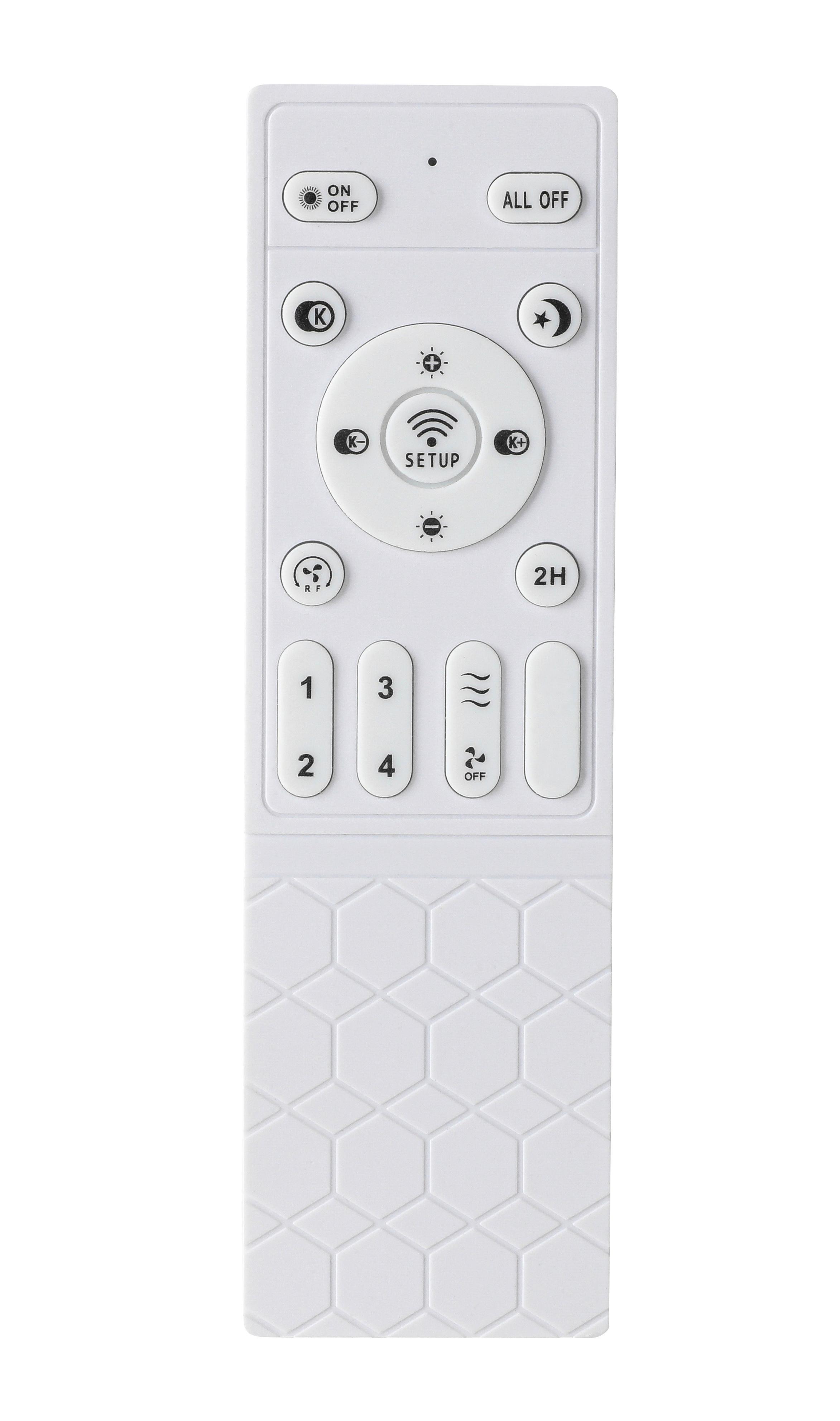 LED-TAKLAMPA LUFTIKU - vit/kromfärg, Klassisk, metall/plast (58/14,5cm) - Premium Living