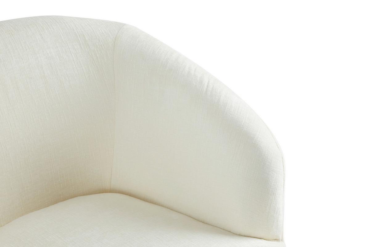FOTEL KOKTAJLOWY KRANJ - écru/kremowy, Design, drewno/tkanina (72/71/74cm) - MID.YOU