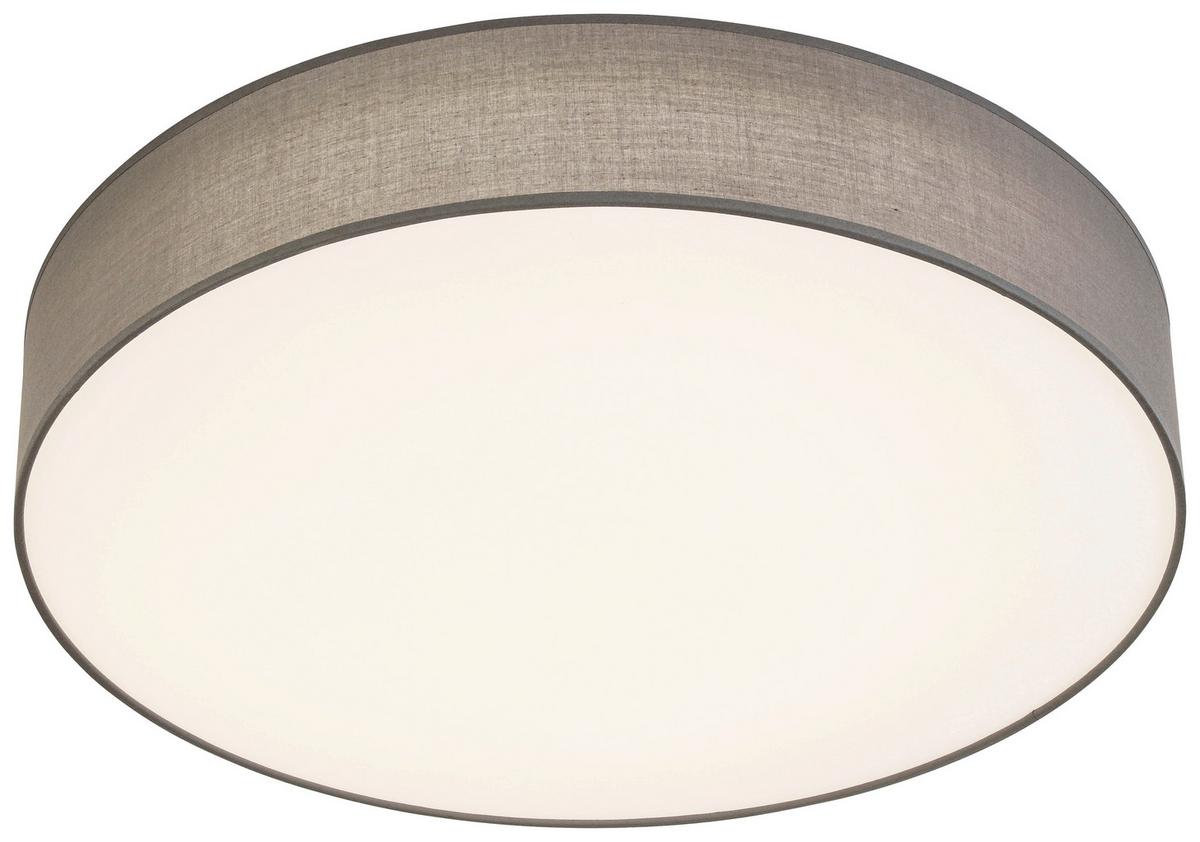 LAMPA SUFITOWA LED CHRISTINA - biały/szary, Trend, tworzywo sztuczne/metal (60/11cm) - Novel