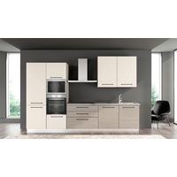 Blok Kuhinja S Aparatima Line 330 - siva/crna, Konvencionalno, drvo/metal (330/216-240/60cm)