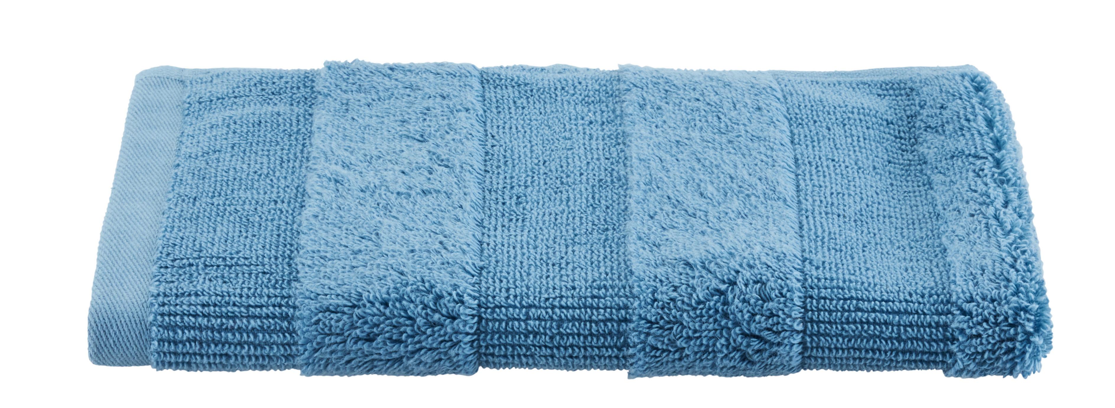 Vendégtörölköző Chris - Kék, Textil (30/50cm) - Premium Living