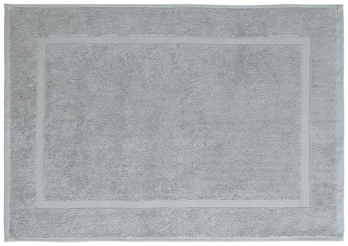 Badematte Melanie ca. 50x70cm - Hellgrau, Textil (50/70cm) - Modern Living