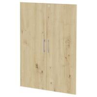 Türenset Big Profi Office - Alufarben/Eiche Artisan, Modern, Holzwerkstoff/Metall (77/104/2cm) - Mömax