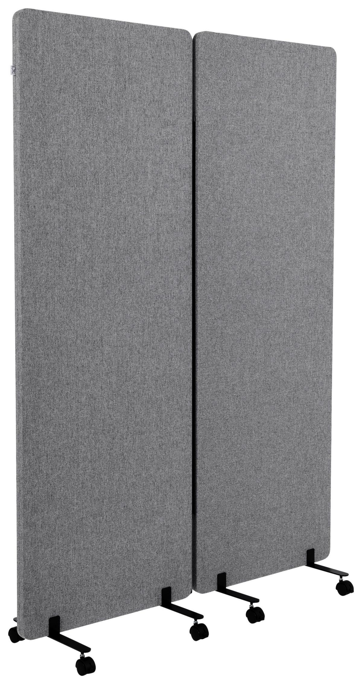 Pregradna Stena Flexmiut, Temno Siva - temno siva, Basics, kovina/umetna masa (60/177/35cm) - MID.YOU