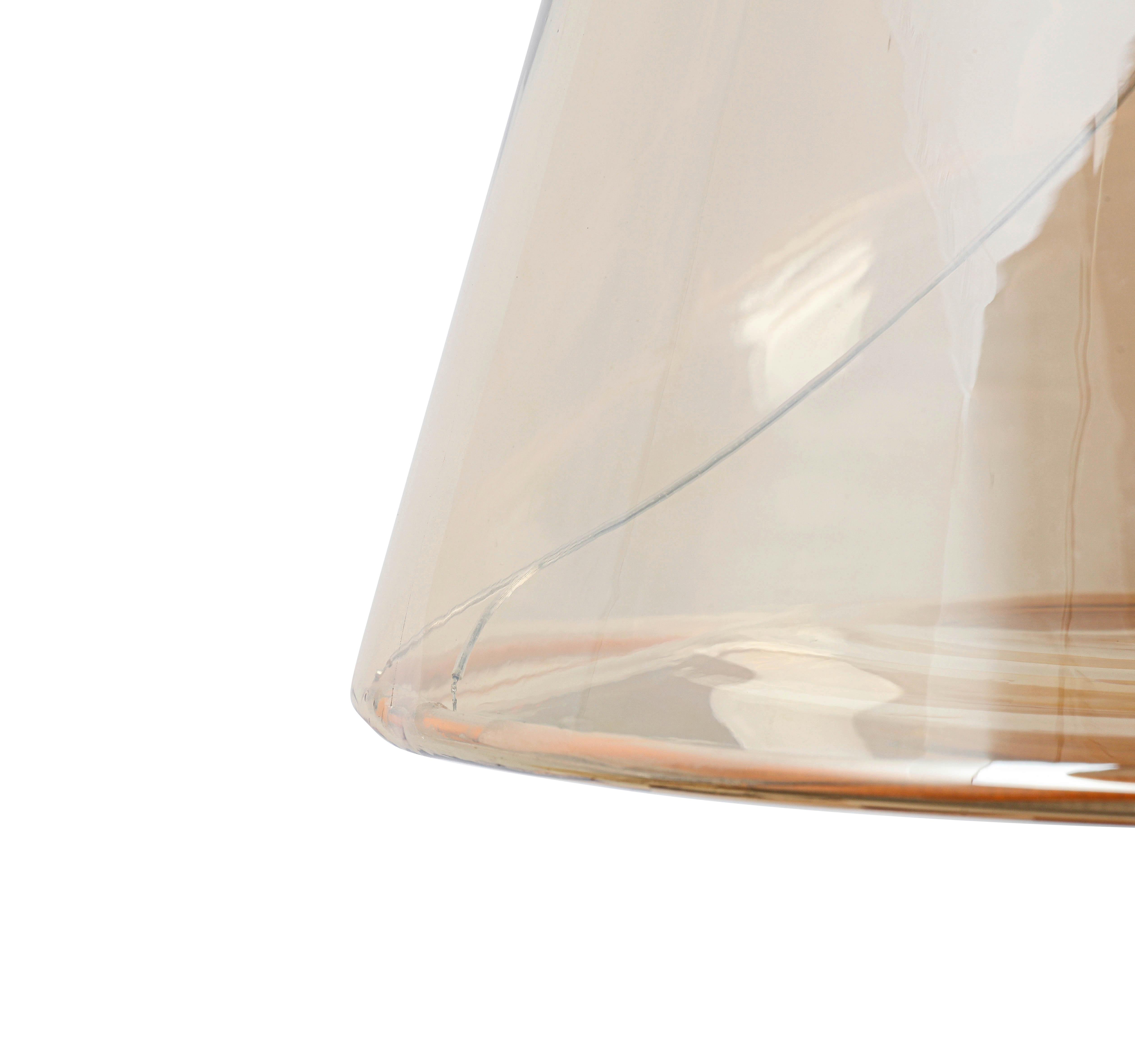 LED-LJUSKÄLLA C80241MM - bärnstensfärgad, Klassisk, metall/glas (19/15cm) - Mömax