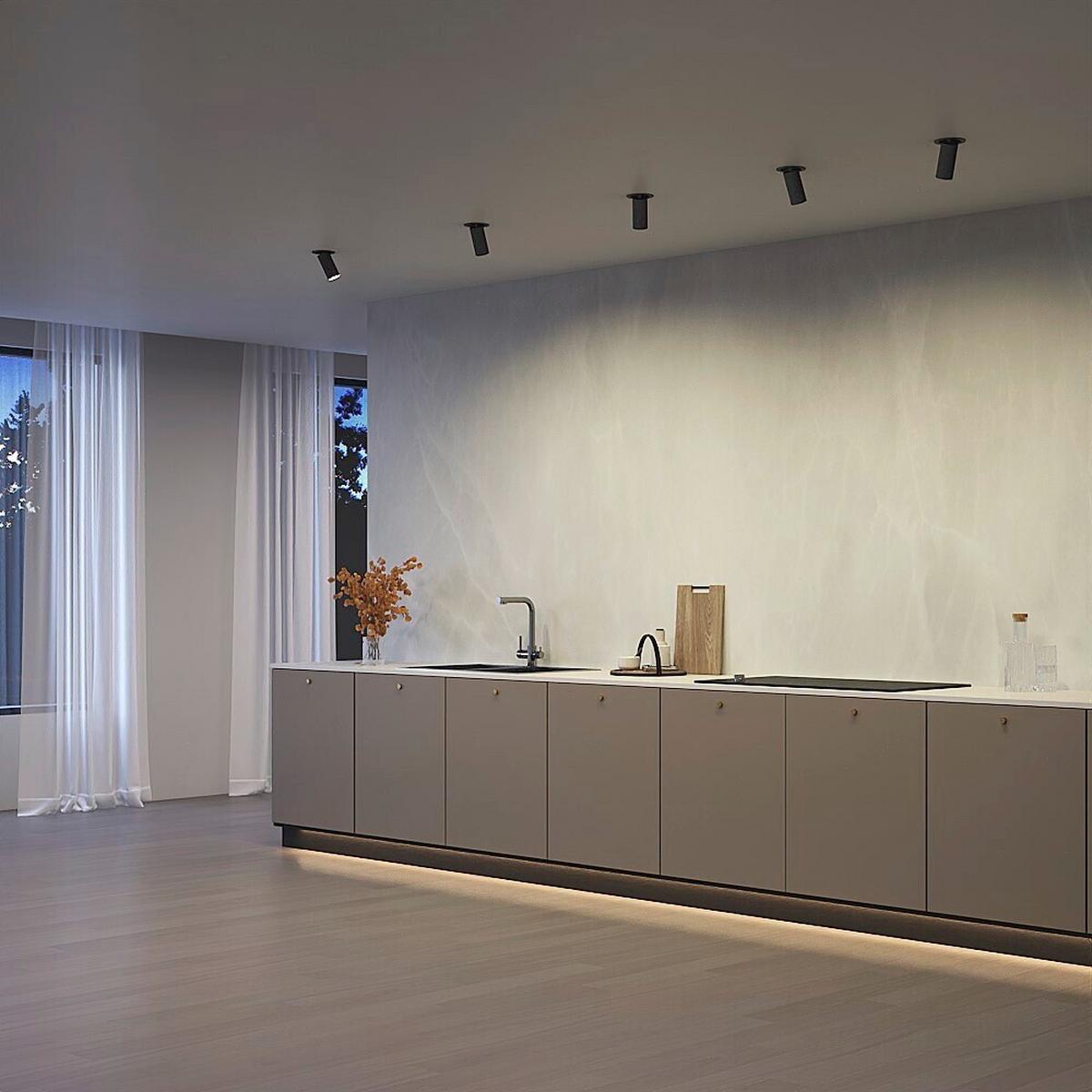 DECKENLEUCHTE ARTISAN - Schwarz, Design, Metall (5,4/14,1cm) - MAYTONI