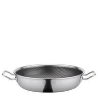 PATELNIA DO SMAŻENIA 1481996024 - kolor srebrny, Basics, metal (24cm) - Spring