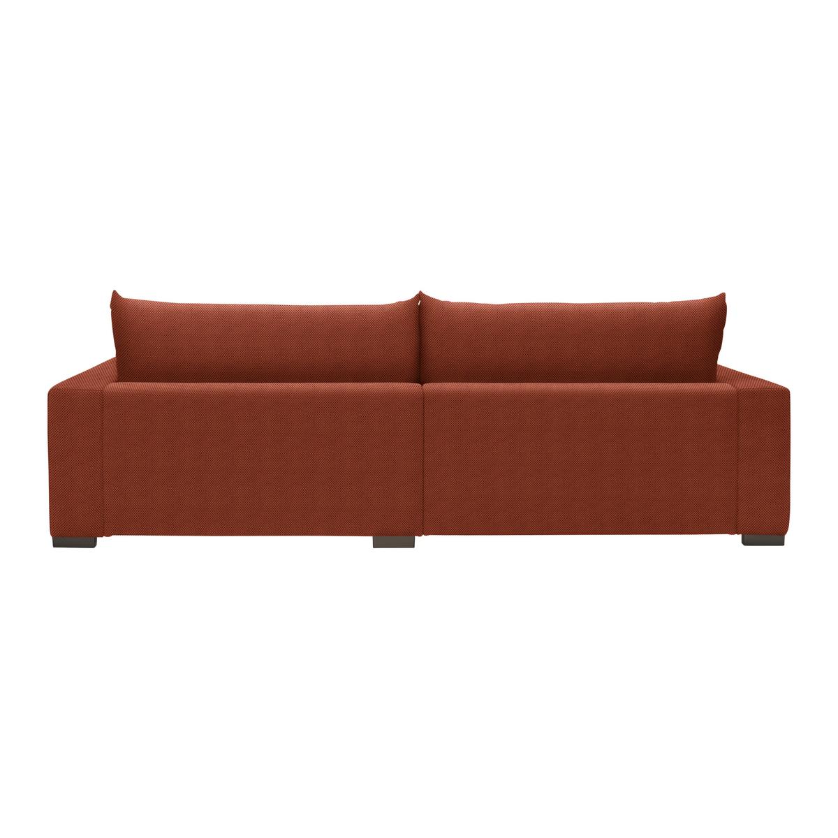 Megasofa Pedro Terracotta - Terracotta, MODERN, Holz/Holzwerkstoff (261/83/124cm) - Mömax