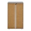 SÄNGBORD CUATRO - silver/antracit, Klassisk, trämaterial/plast (46/79/42cm) - Modern Living