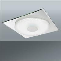 LED-Deckenleuchte Treviso, max. 24 Watt - KONVENTIONELL, Glas/Kunststoff (45/45/5cm)