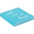 Serviette Fun aus Papier in Blau - Blau, Papier (16,5/16,5/2,5cm) - MÖMAX modern living