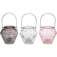 Lámpás Georgina - sárga/barna, Modern, Üveg/fém (10,5/9,7cm) - Modern Living