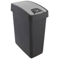 Abfalleimer Arne Aus Kunststoff Ca. 25l - Grau, Kunststoff (39,5/24/47,5cm) - Modern Living