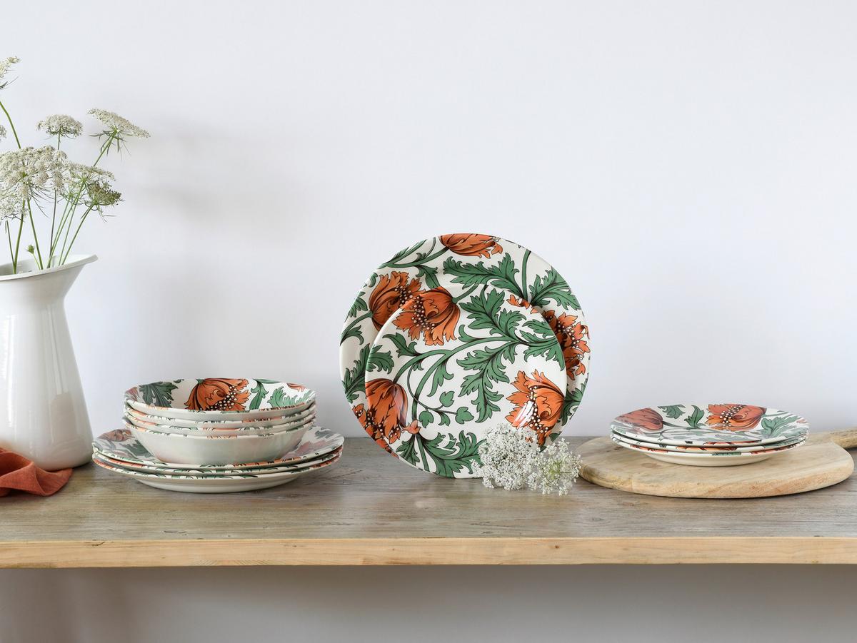 Jedilni Servis Florentina, 12-Delni - večbarvno, Basics, keramika - Creatable